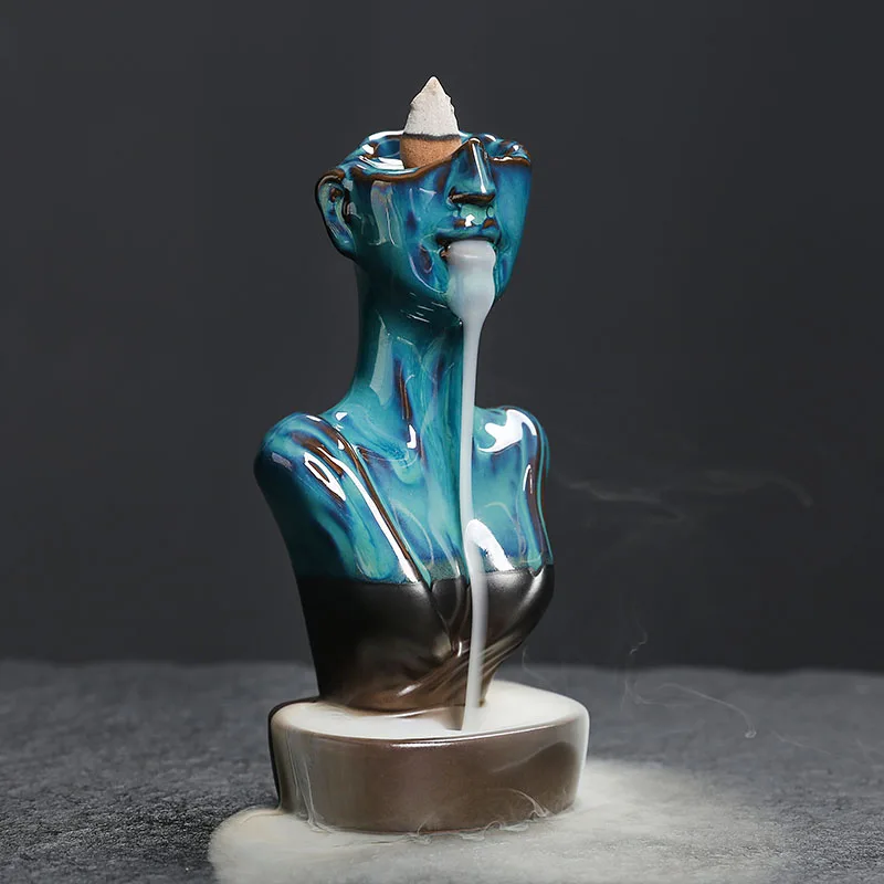 Bruciatore di incenso a cascata in ceramica - Image 5