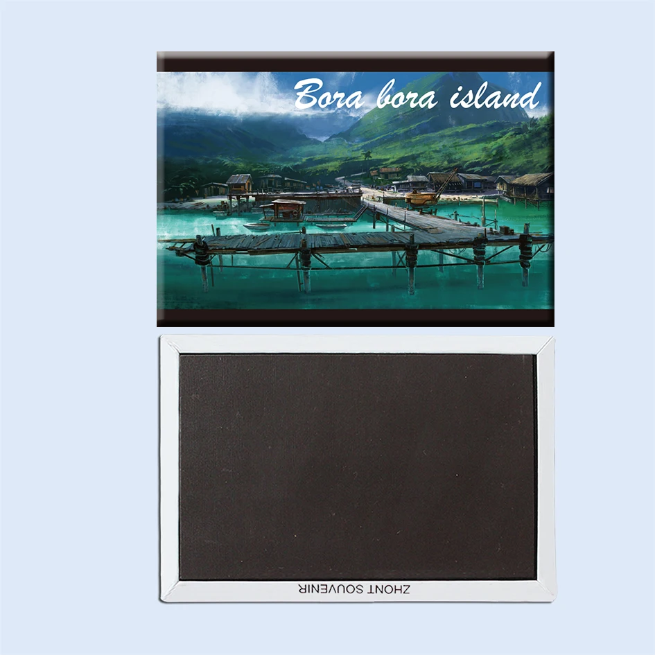 Bora Bora Island Gifts For Friends 22768 Souvenir Creativi Di Viaggio Per Frigorifero
