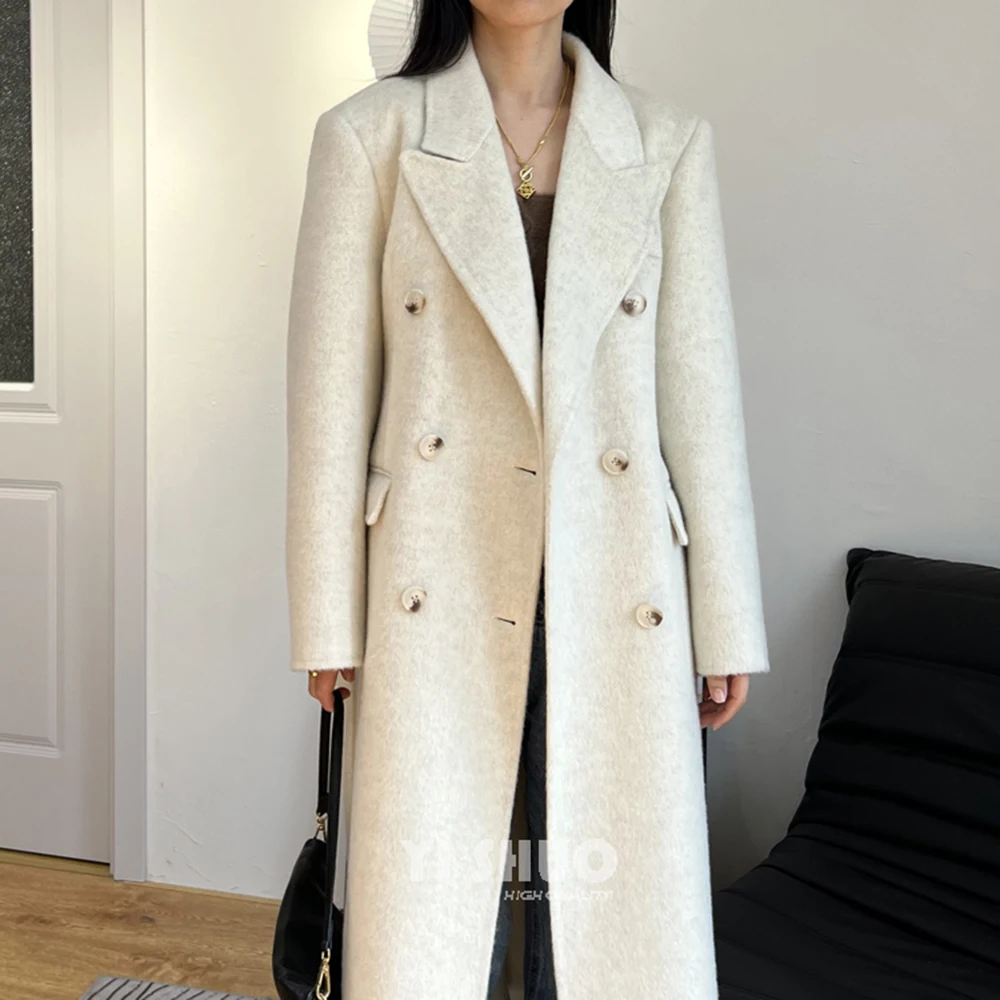 liter（韓国）carol wool alpaca coat ウールコート　白 liter（韓国）carol wool alpaca coat ウールコート 白