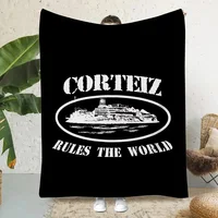Printed Blanket Fashion C-Corteizs Picnic Blankets Warm Blanket Soft and Comfortable Blanket Home Travel Birthday Gift 1