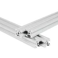 2 ชิ้น 2020 V-Slot อลูมิเนียม Extrusion โปรไฟล์ 550-1500 มิลลิเมตรมาตรฐาน EU อลูมิเนียม Linear Rail ท่องเที่ยวสําหรับเครื่อง CNC Router 3D เครื่องพิมพ์ 4
