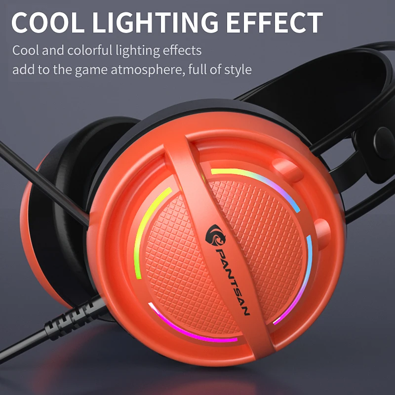 Gaming Headset with Microphone Switch for PS4 Wired Earphones 7.1 Surround Sound 3.5mm Computer Game Headphones PC Laptop Xbox