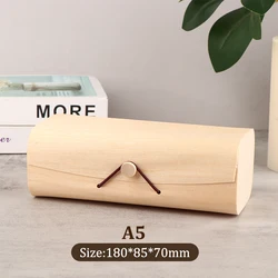 Elegant Wooden Storage Box with Lid - Versatile Home Decor and Gift Solution (A5)