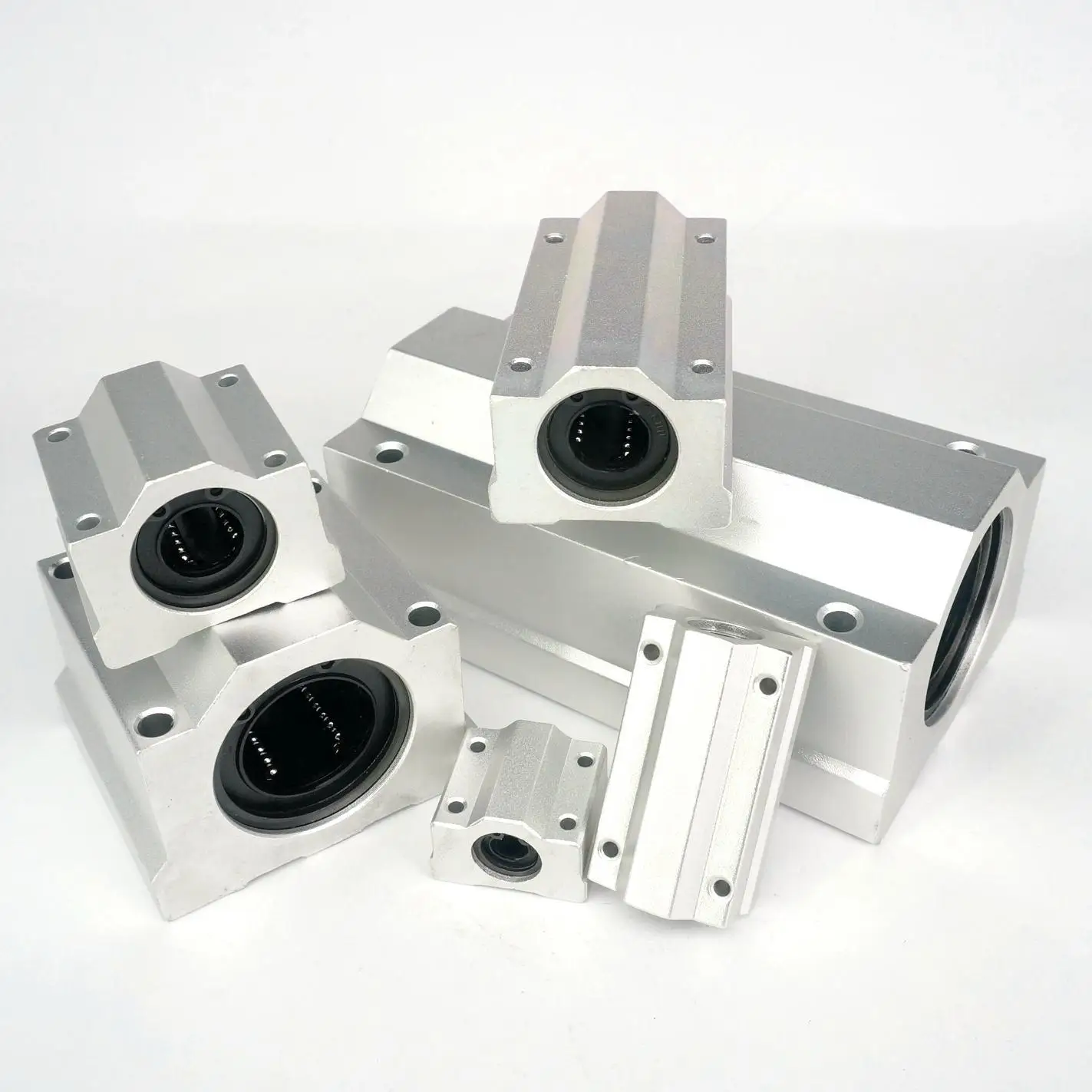 Scs Series Fit Shaft 6/8/10/12/13/16/20/25/30/35/40Mm Linear Slide Bushing Block Ball Bearing Motion Cnc Abec1