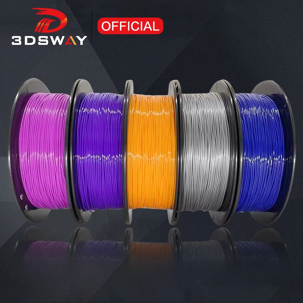 Impressora Tpu Filamento Suprimentos Flexíveis Suaves Material de Borracha Flexível Cor Sólida 0.8kg 95a 1.75 mm 3dsway3d