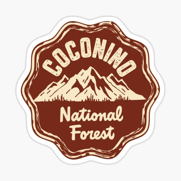 

Coconino National Forest 5PCS Car Stickers for Decor Car Cartoon Bumper Print Window Home Art Laptop Kid Anime Stickers Wall