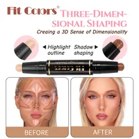 Fit Colors Dual-Head Highlight Concealer Stick Multi-Purpose Contouring pen for three-dimensional brightening and contouring 2
