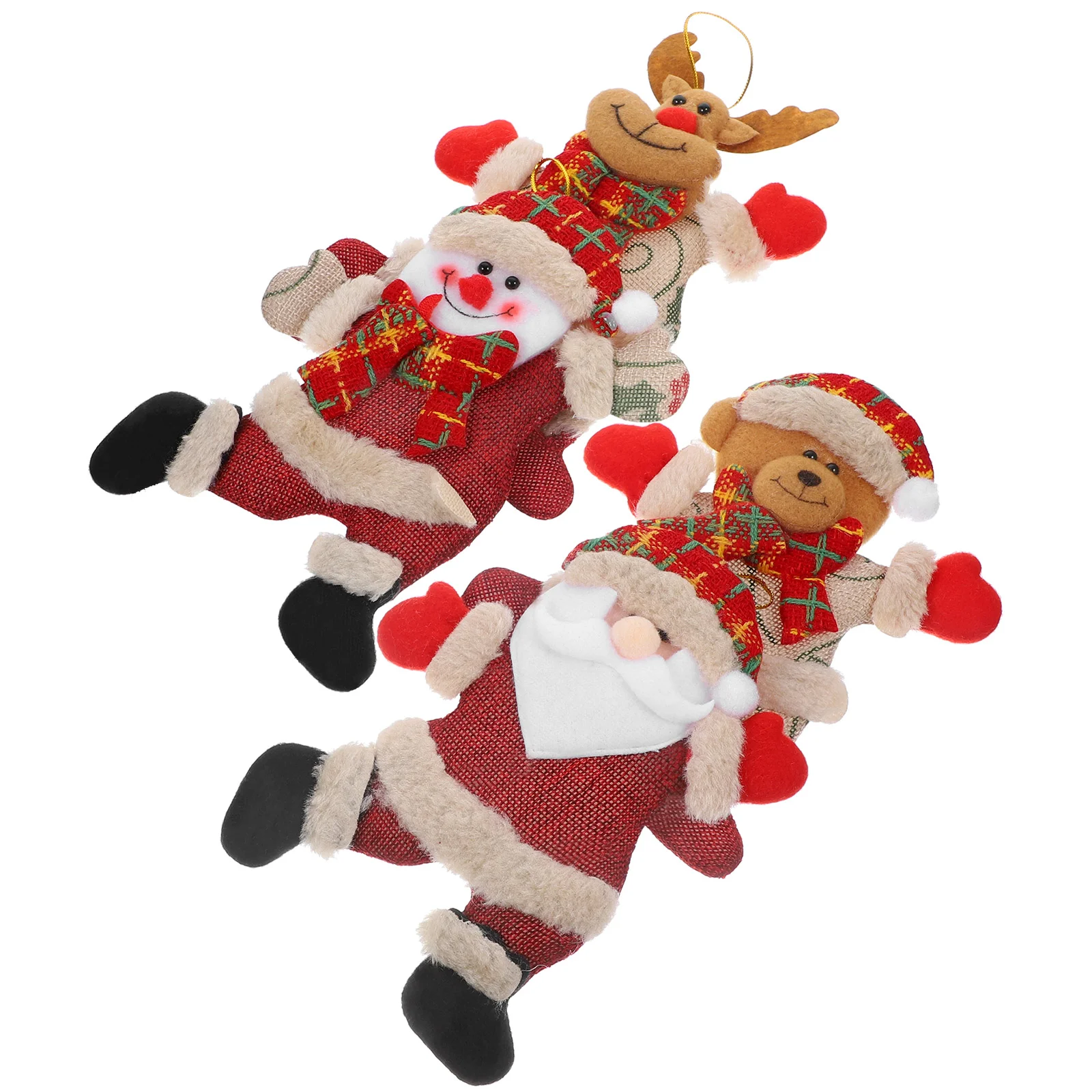 

Christmas Tree Accessories Pendants Dolls Decorations Dancing Cloth Puppets Small Gifts