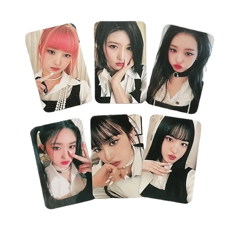 

Idol 6 шт./компл., ломо-карта, я беру новую фотографию, печатные карты, картинки, поклонники, подарки, коллекция Wonyoung LIZ Kpop