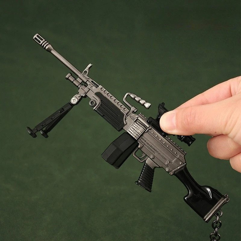 Medium M249 Light Machine Gun Detachable Mirror Magazine Full