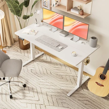 JHK Electric Standing Desk Height Adjustable 55x24 Inch Computer Desk Workstation Ergonomic Work Table for Home Office 5