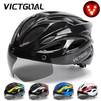 Helmet with Goggles and Taillight 1