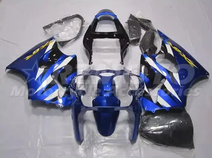 

Комплект обтекателей из АБС-пластика, 4 подарка, подходит для KAWASAKI ZX-6R 636 ZX6R 2000 2001 2002 00 01 02, кузов голубого цвета на заказ