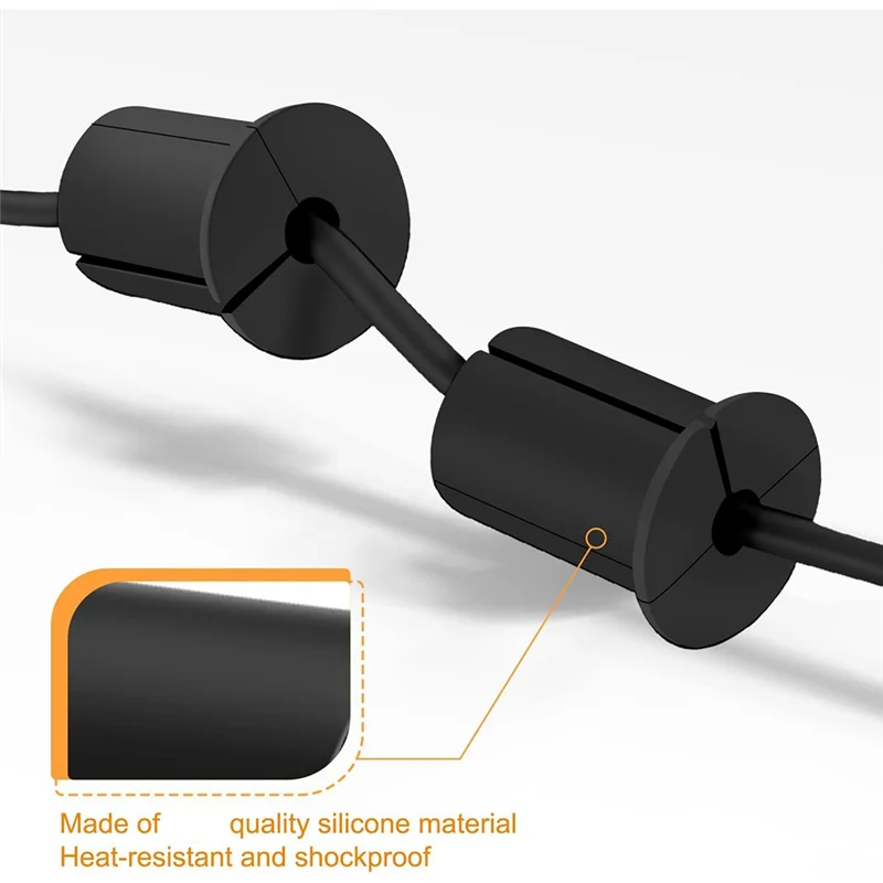 【Hot New Release】 A24F-2Pcs Cable Routing Kit For Starlink, Cable Feed Through Bushings For 1Inch Wall Hole, Ethernet Cable Wall Grommet.