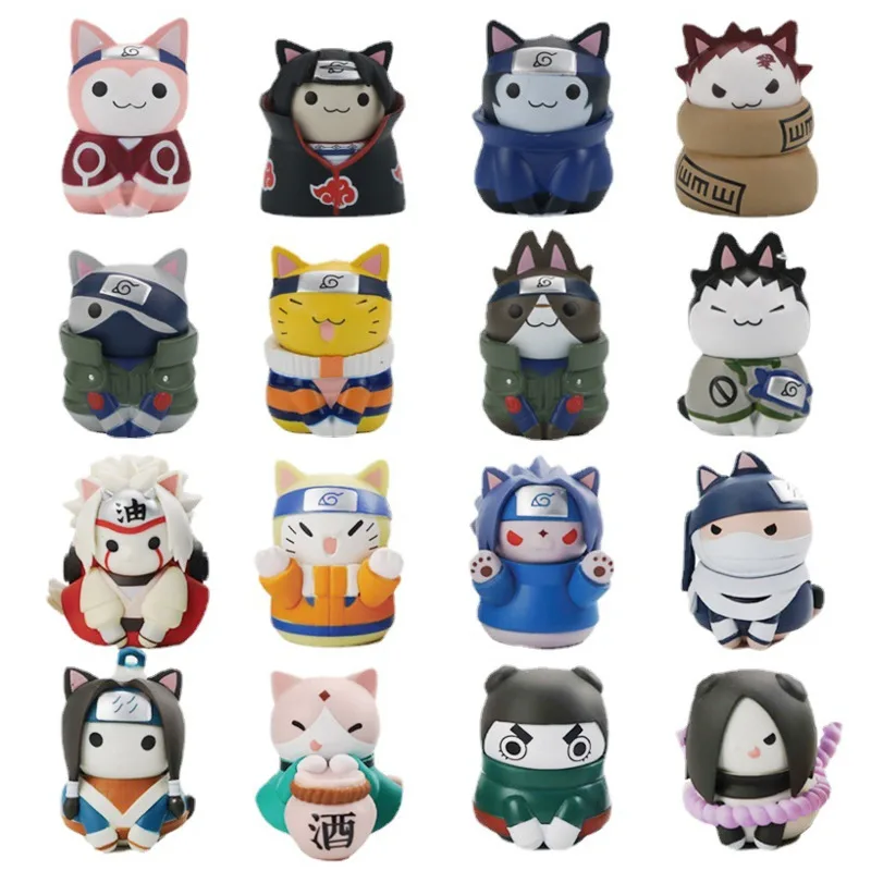 

Naruto Ninja Cat Cos cosplay statue Shippuden kawii Figurine Anime Model GK Action Figure Collection Toy figma Jiraiya