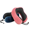 New Soft Travel Pillow U Shaped Travel Healthcare Memory Foam Neck Cervical Airplane Pillow Neck Cushion 2025 Floor cushion Neck 4