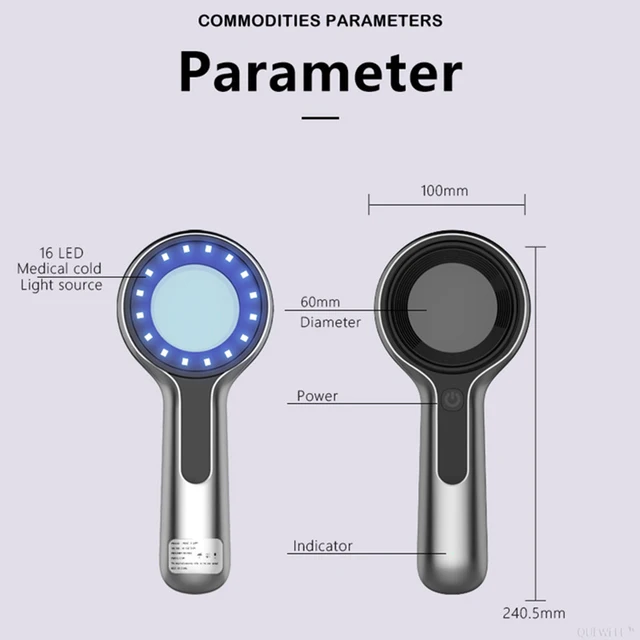 NEW Woods Lamp Skin Analyzer For Skin UV Magnifying For Beauty Facial Testing Wood Lamp Light Skin Analysis Detection Skin Care 3