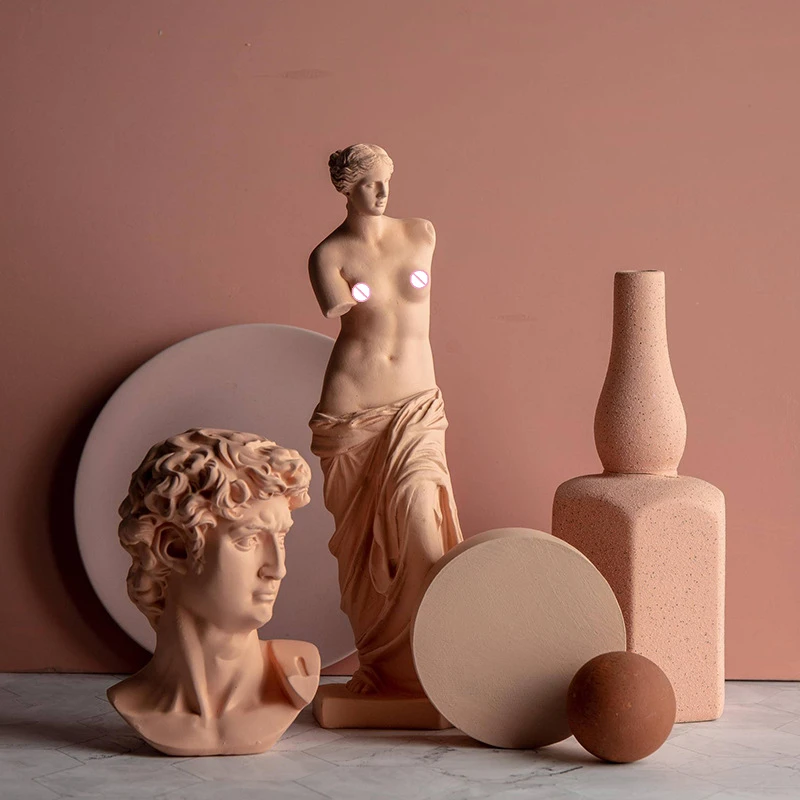 Nordic David Silicone Human Candle Mould Art Body Plaster Resin Chocolate Ice Cube Soap Baking Mold Candle Making Kit Home Decor silicone mold silicone candle mold aromatherapy candle mold silicone candle molds candle mold beeswax mold cylindrical candle mold