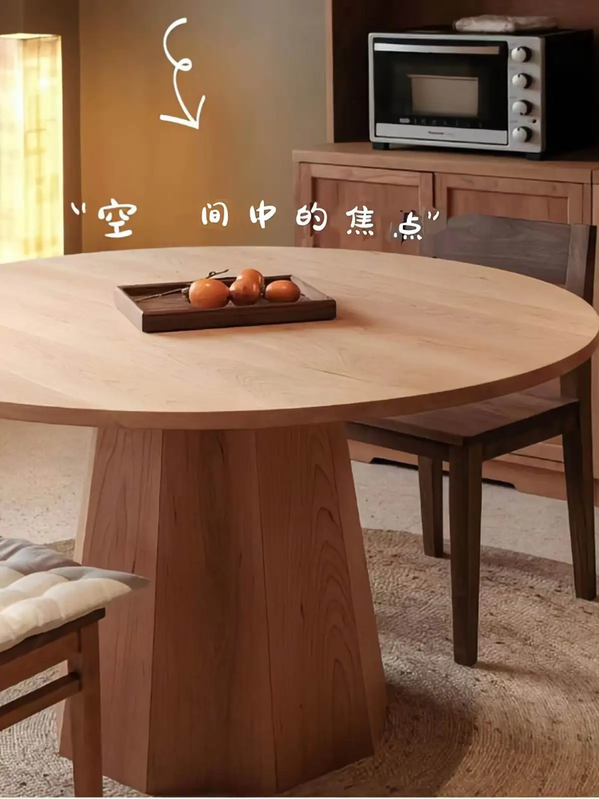 Description Picture 3 of itemNordic Dinning Tables Sets Console Modern Kitchen Luxury Console Coffee Table Mobile Round Muebles De Cocina Home Furnitures