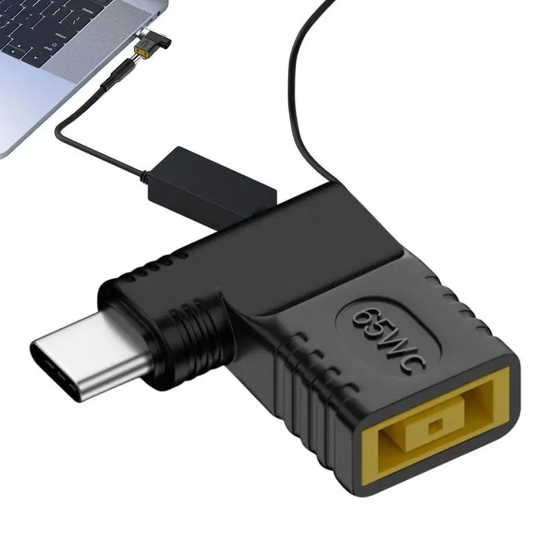 

PD 65W Laptop Power Charger Supply Adapter Connector USB Type-C Female To DC Male Jack Plug Converter For Lenovos/HPs/DELL