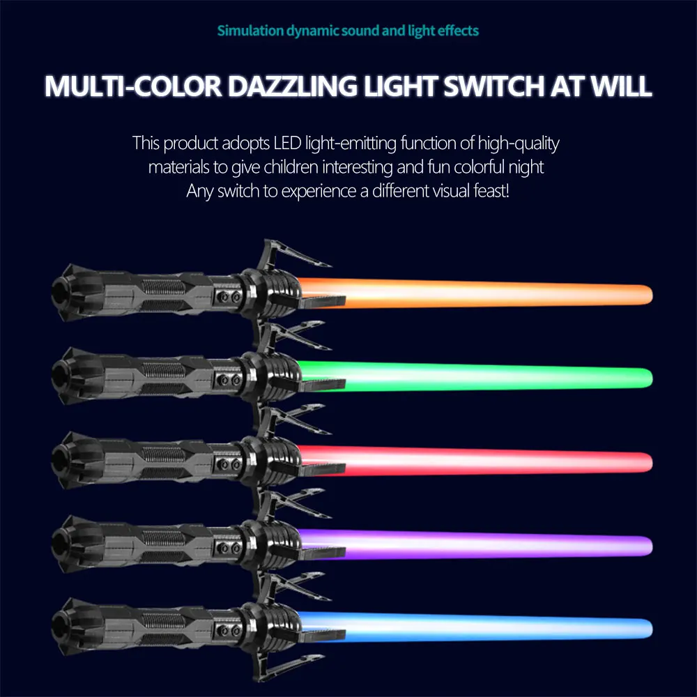Laser Sword Cosplay Sword Telescopic Toy Cosplay Toy Retractable Sword Toy Cosplay Prop Toy Laser Sword Red and Blue Double Sword Retractable Two In One Lightsaber Jedi Cosplay WeaponMartial Arts Performance Children