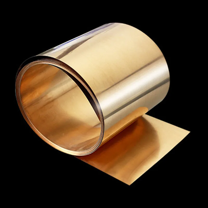 0.1x200mm C17200 Beryllium Bronzer Strip Foil Sheet Industry DIY Experiment Copper Sheet 1meter