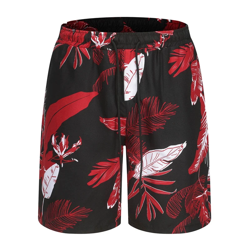 Casual Fashion Mens Shorts Hawaii Vacation Swimsuit For Men Board 3D Floral Print Short Pants Ropa De Hombre Beach 5