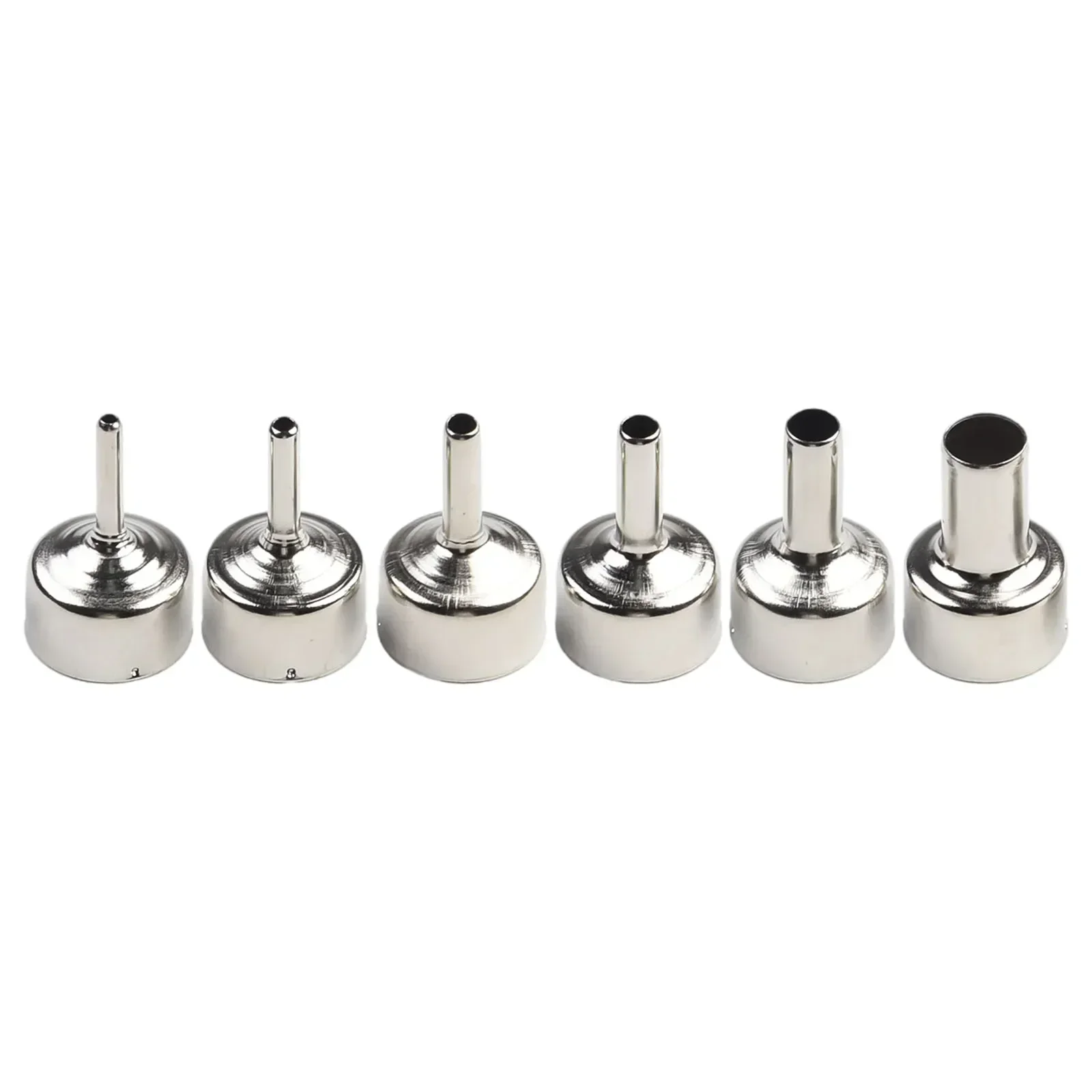 6pcs/set 22mm Universals Nozzle Hots Air Station Round Nozzles Welds Nozzles For 858D+8586 Soldering Welding Hot Air Stations 6