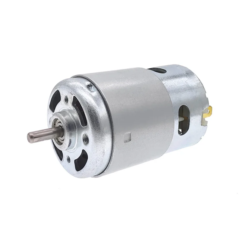 Motor Duplo Rolamento de Esferas 12v 24v Potência Máxima 360w Motores Escova 6000rpm 12000rpm 20000rpm para Cortador de Grama Scooter 895 dc