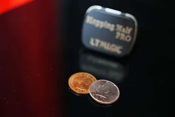 ホッピングハーフ ハーフダラー＆イギリス銅貨 コインマジック用セット 画像