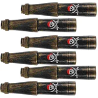 6 Pcs Telescope Kids Party Favors Mini Toys Decorate Pirate for Plastic Single-Tube Playing Child 1