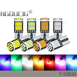 NGOUCIG 1x 26SMD Led T10 WY5W 194 Bulb W5W License Plate Read Interior Trunk Dome Signal Lamp Parking Super Bright Car Light 12V