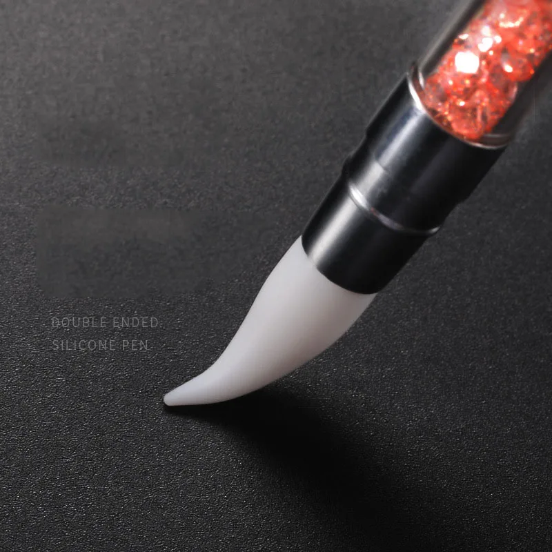 Dual-ended Silicone Sculpture Pen for Nail Art, Easy and Precise Nail  Design Tool, 3D Carving Glitter Dotting Brush - AliExpress