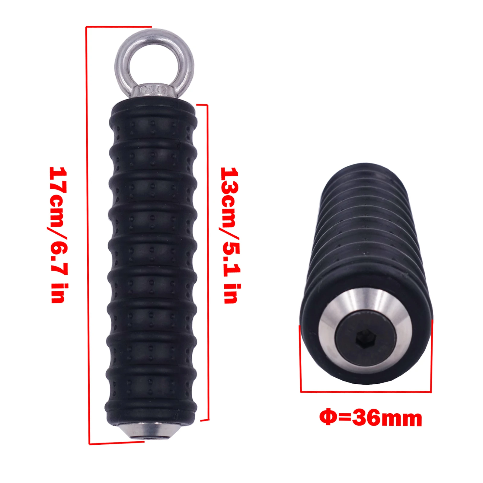 Arm muscle trainer Gym accessories Fitness workout handle Weightlifting grip Fitness cable pulley Fitness pulley cable Fitness pulley Push Down Single Gym Handle Tricep Strength Pull Up Hand Grips Cable Machine Attachment Arm Fitness Equipment