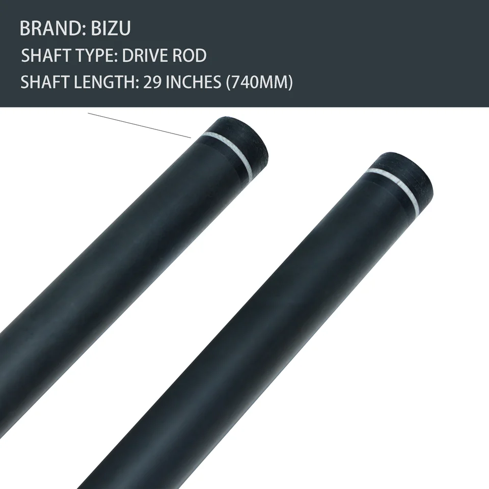 BIZU カーボンプールビリヤードキューシャフト 10.5 ミリメートル先端
