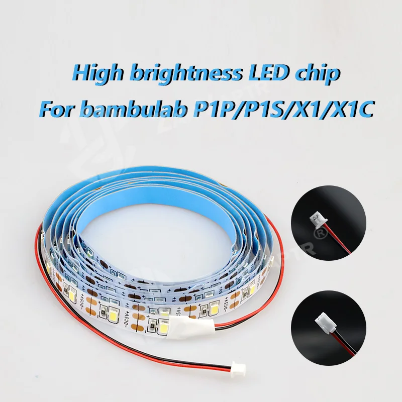 Bambu Lab 조명용 LED 조명 스트립 LED 조명 키트, P1P P1S X1C, 5V 150cm, IP44 하이엔드 조명 램프, 슈퍼 브라이트, 1 개