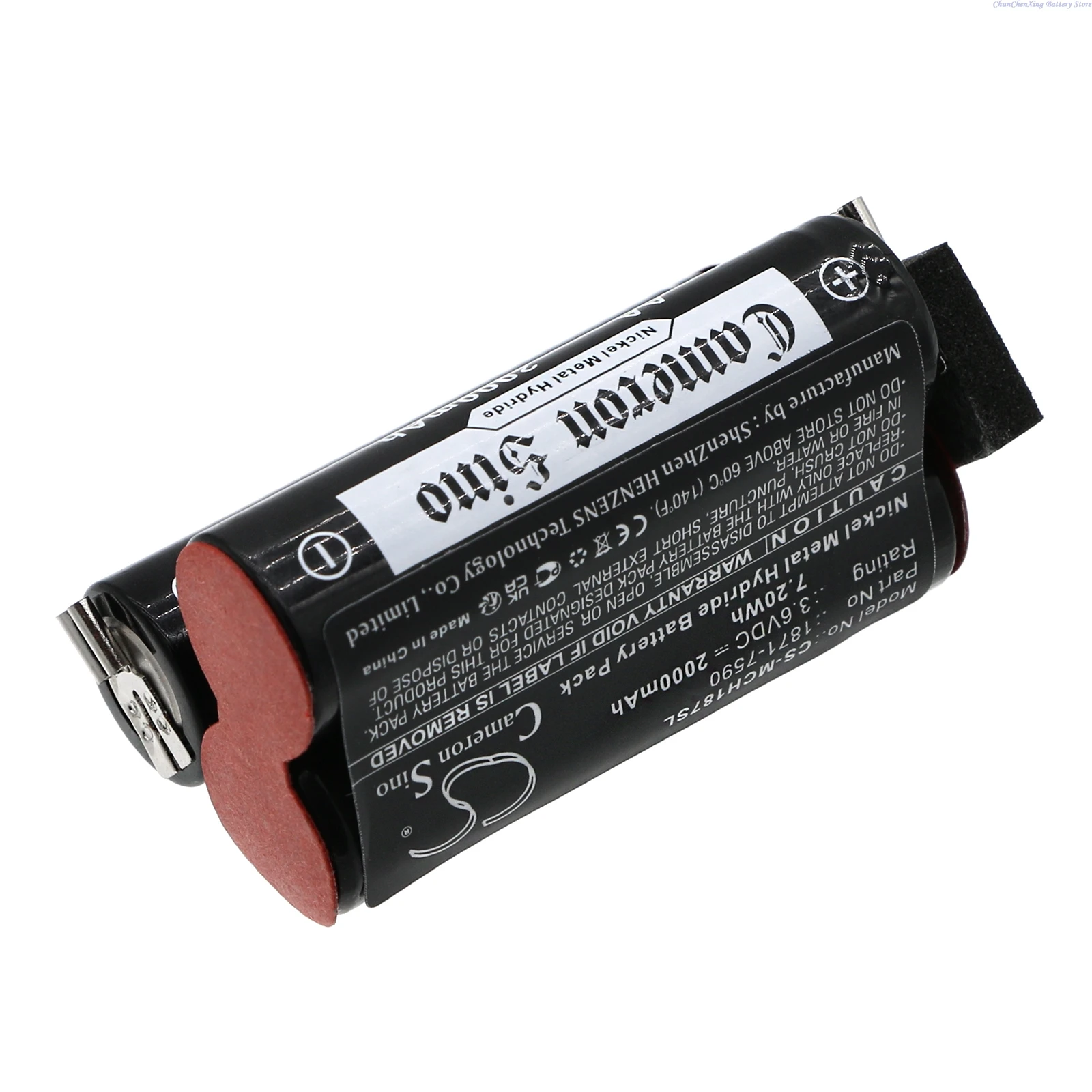 CS 2000mAh Shaver Battery 1871-7590 for Moser ChromStyle 1871 Wella Academy ChromStyle Super Cordless 1872 clipper +TOOL Rechargeable Battery