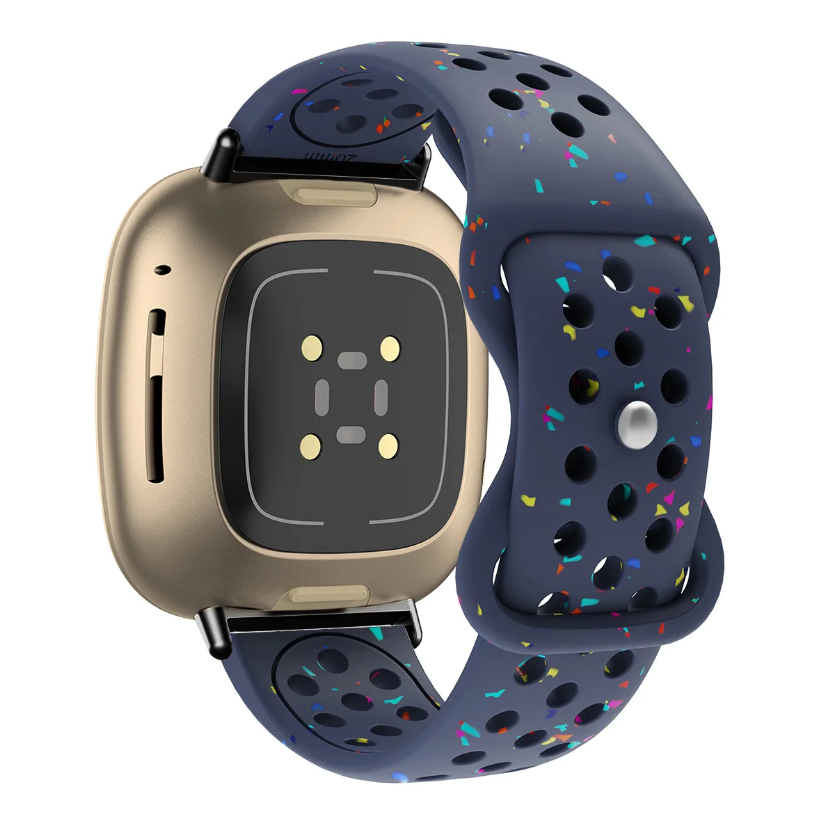 Elastic Eco-Friendly Silicone Sport Strap in Jelly Colors - Smartwatch Accessories