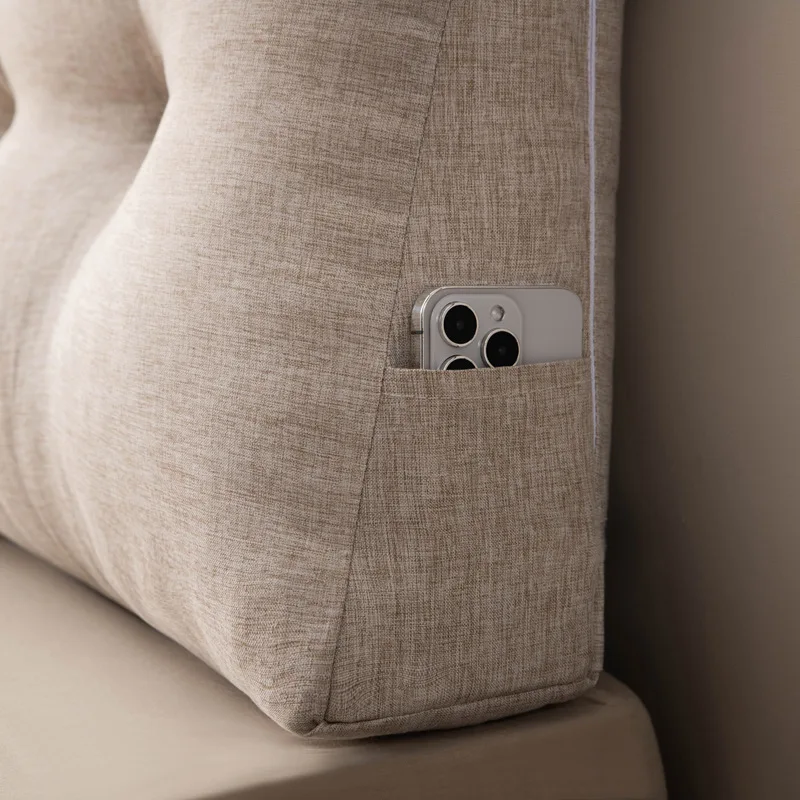 Home Textiles Triangle Bedside Filling Cushion Removable Washable Bedroom Sofa Bed Back Support Tatami Pillow Lumbar Backrest 이불 2