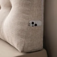 Home Textiles Triangle Bedside Filling Cushion Removable Washable Bedroom Sofa Bed Back Support Tatami Pillow Lumbar Backrest 이불 2
