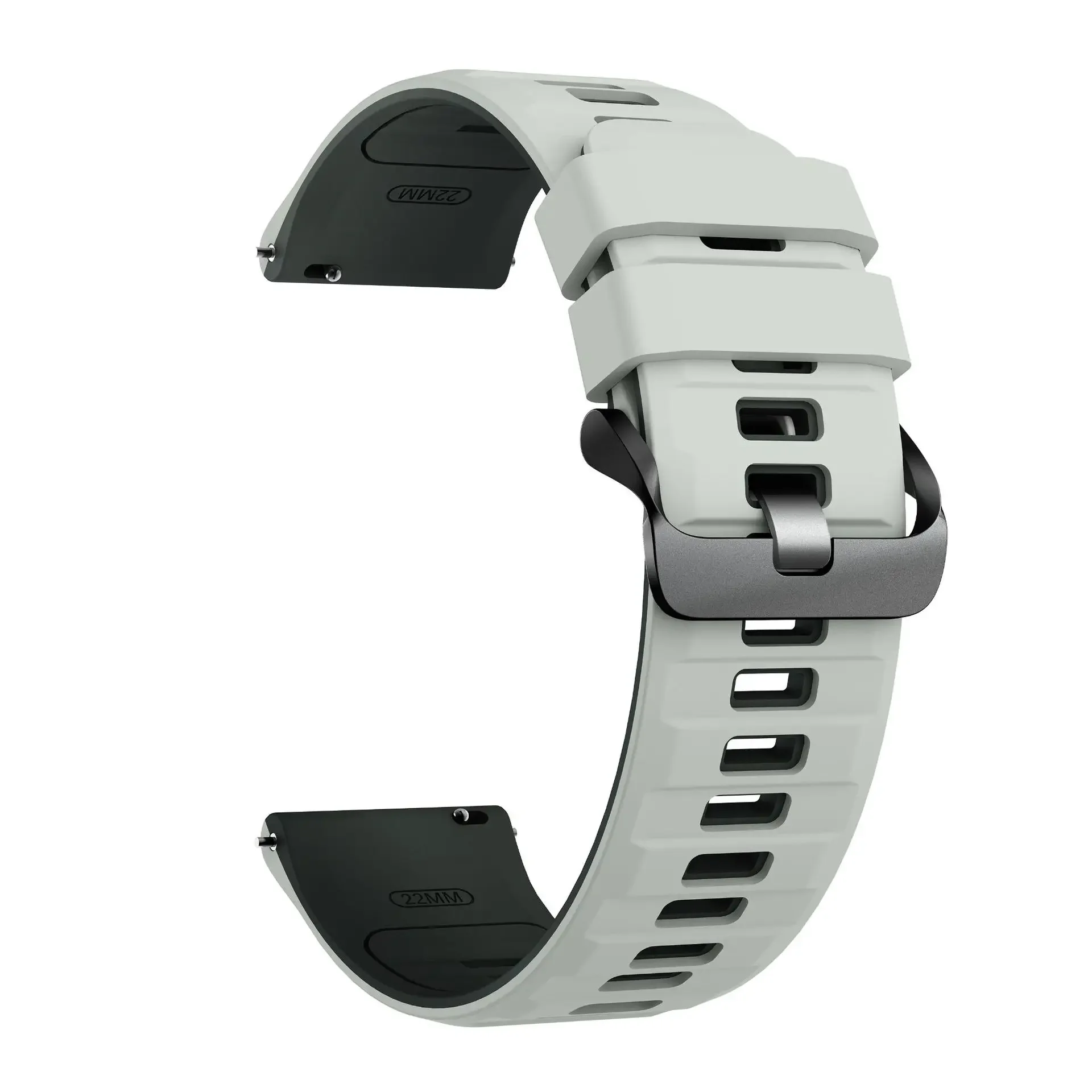 22mm Silicone Breathable Sports Watch Strap