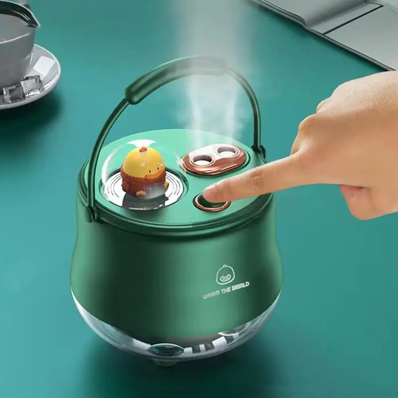 Super Quiet USB Air Humidifier Double Spray Port Oil Aromatherapy Humificador Cool Mist Maker Fogger Purify For Home