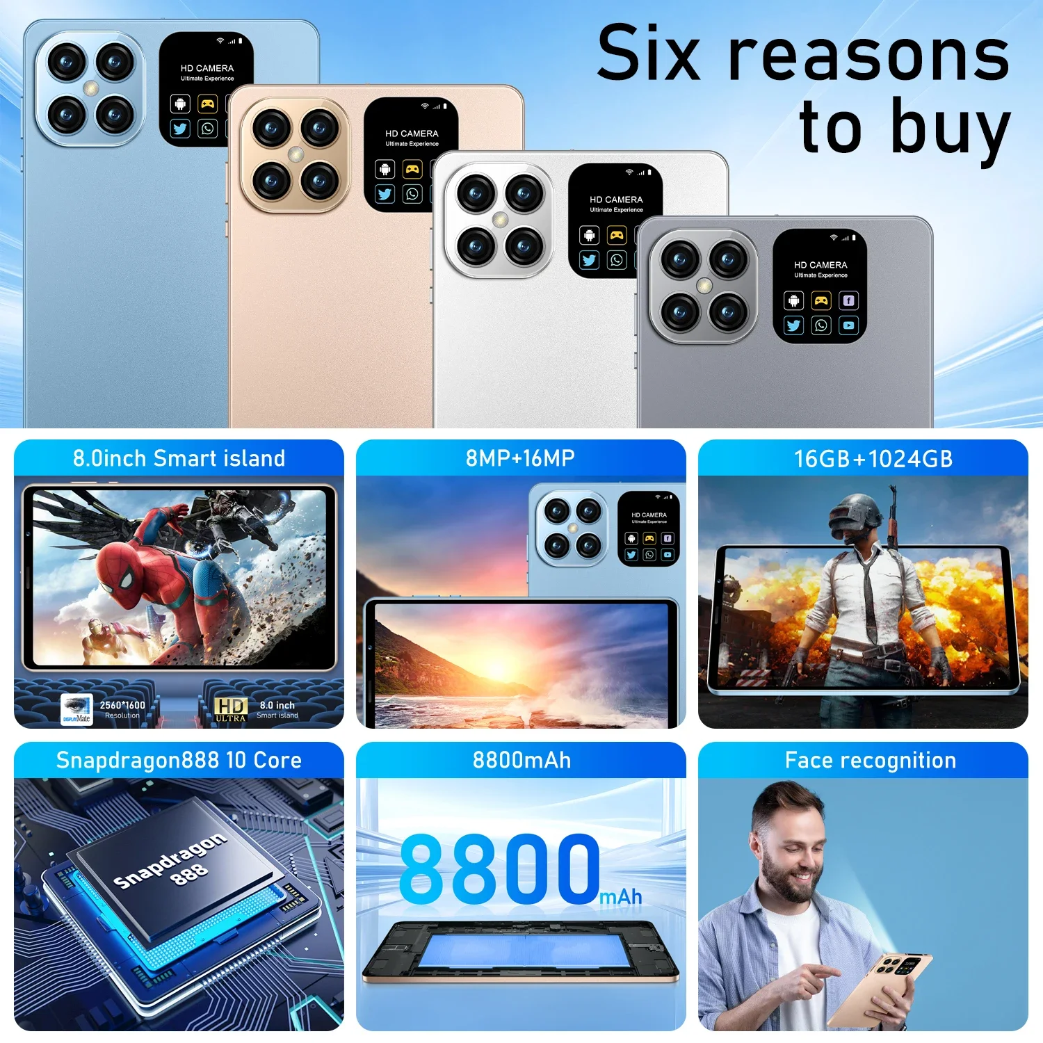 Рисунок 2 - Планшет Pad S24, 8,0 дюйма, Android