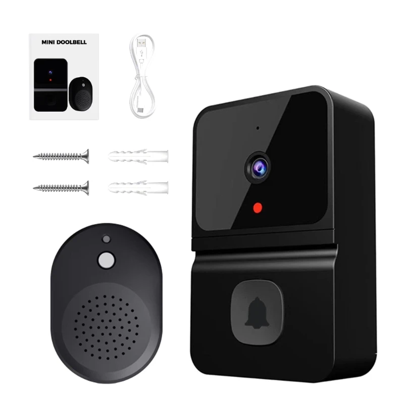 Wireless Doorbell WiFi Outdoor Camera Security Doorbell Night  Video