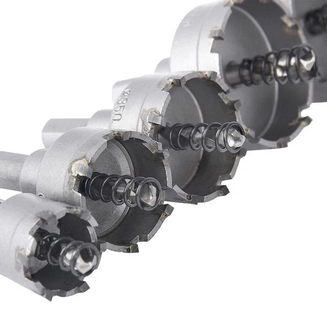 Metal Cutting Hole Saw 12-270mm TCT Alloy Carbide Tip Hole Saw - Metal Drill Bit For Stainless Steel Tungsten Carbide Hole Cutter - Foto 8