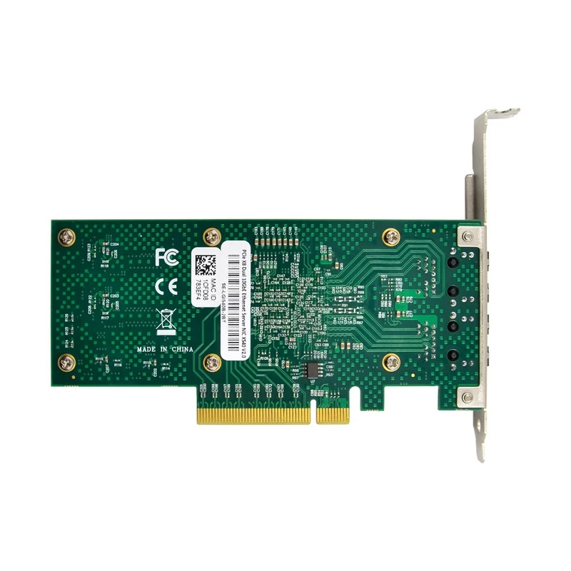 サーバーネットワークネットワークカード,X540-T2 Mbps,ヒートシンク付き,モデルst7318 10000,pcie x8 10gbe  AliExpress