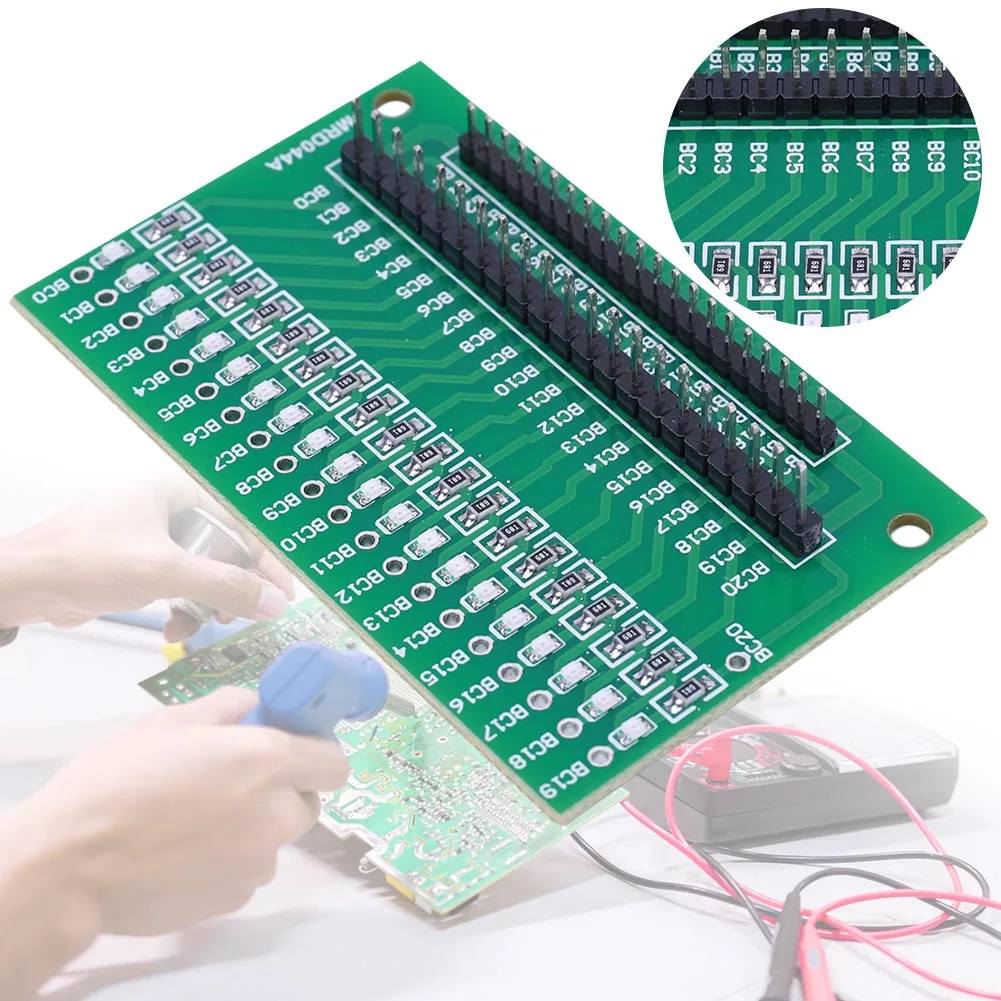 BMS 20S Wiring Detection Light Board Lithium Battery Tester Board LED Indicator Detection Li Ion Battery Protection Board 48 V