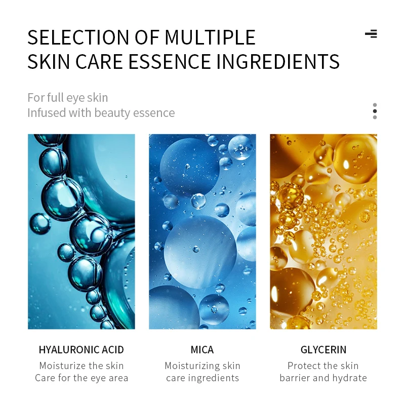 5/10 Pairs SADOER Hyaluronic Acid Eye Mask Anti Dark Circles Removal Eyes Bags Moisturizing Firming Patches Skin Care