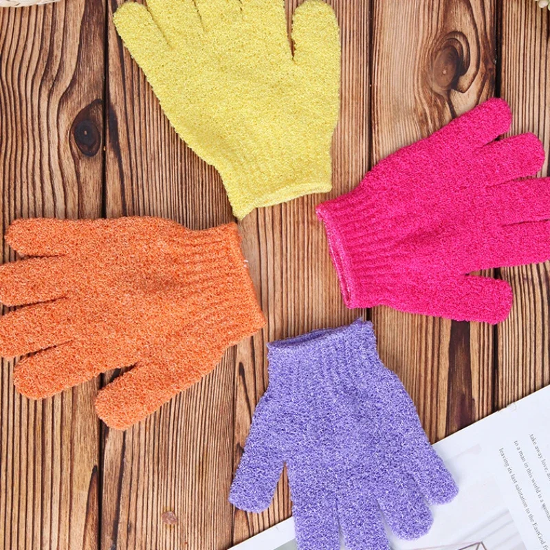 2pc Body Massage Sponge Shower Scrubber Bath Gloves Skin Bath Shower Wash Cloth Exfoliating Back Scrub Moisturizing Spa Supplies 2