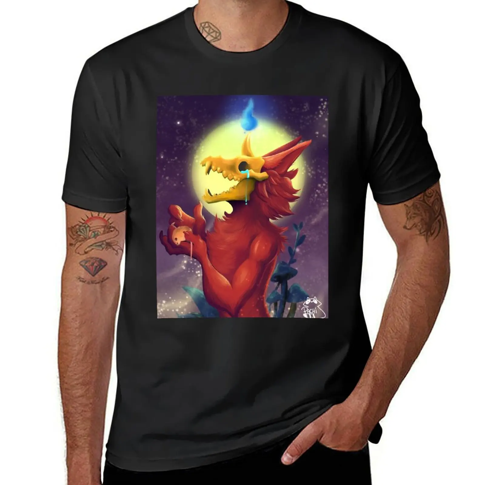 

gold skull T-shirt sublime graphics mens workout shirts